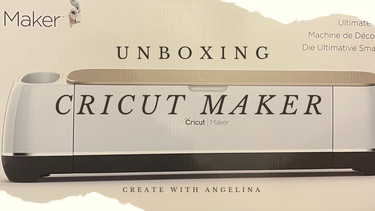 Unboxing, Set up and first cut of my new Cricut Maker