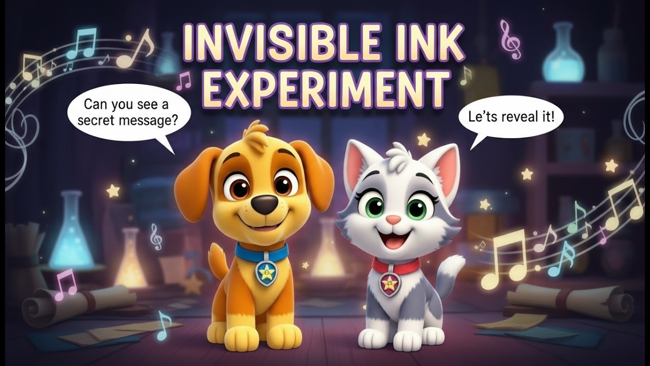 Невидимые чернила 📝 | Простой научный эксперимент для детей | Сад маленьких историй