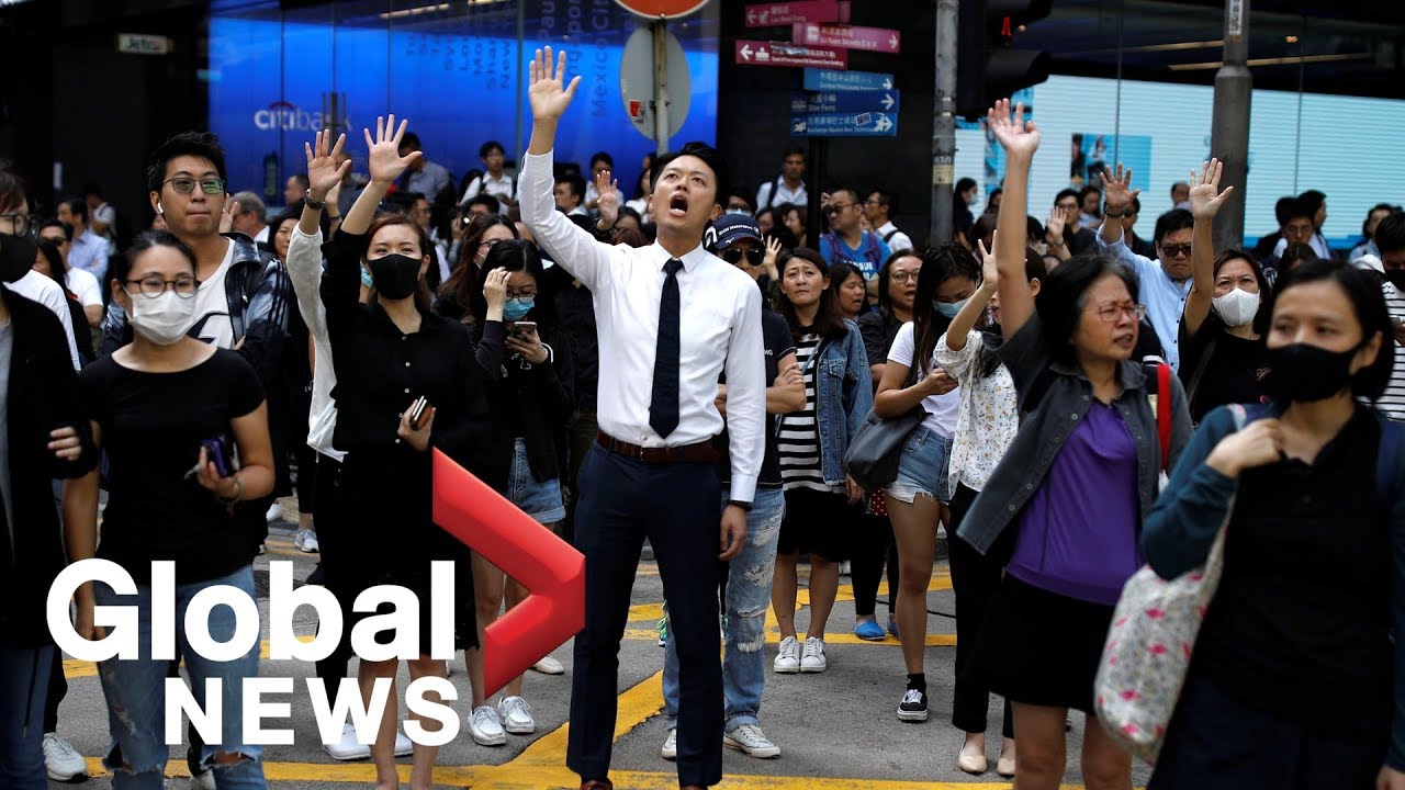 Hong Kong protesters gather, block roads where student died in clash with police