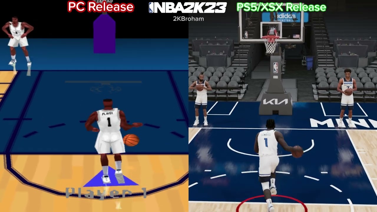 NBA 2K23  PC vs Next Gen Graphic Comparison