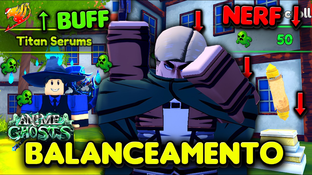 (Melhor f2p) Buffs & Nerfs nese Balanceamento do Anime Ghost  #roblox