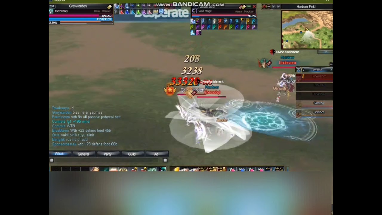 Rappelz 9.7 Serafin Mercenary 3v1 PK (Greywarden)