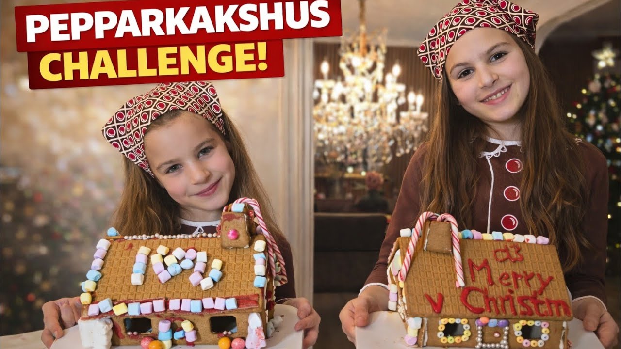Pepparkakshus-tävling 🎅..vem vinner?...