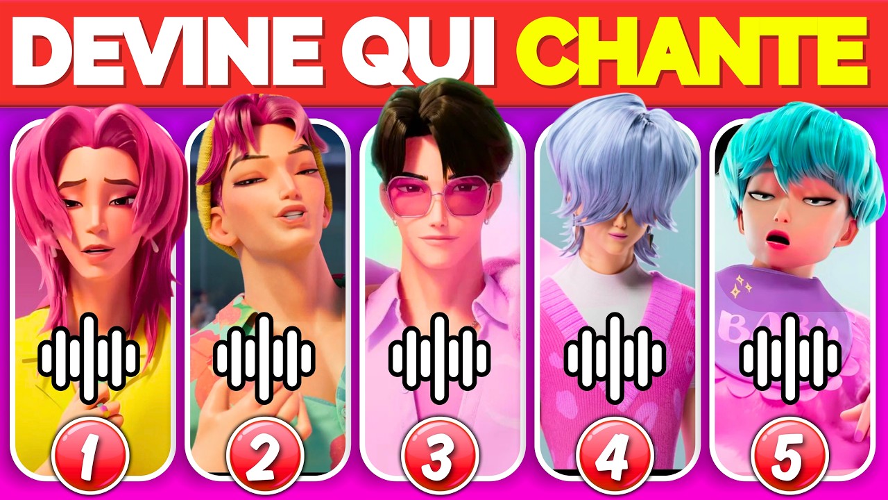 Devine QUI CHANTE dans les KPOP DEMON HUNTERS 🎶🔥 | Baby Saja, Huntrix...😈🎤