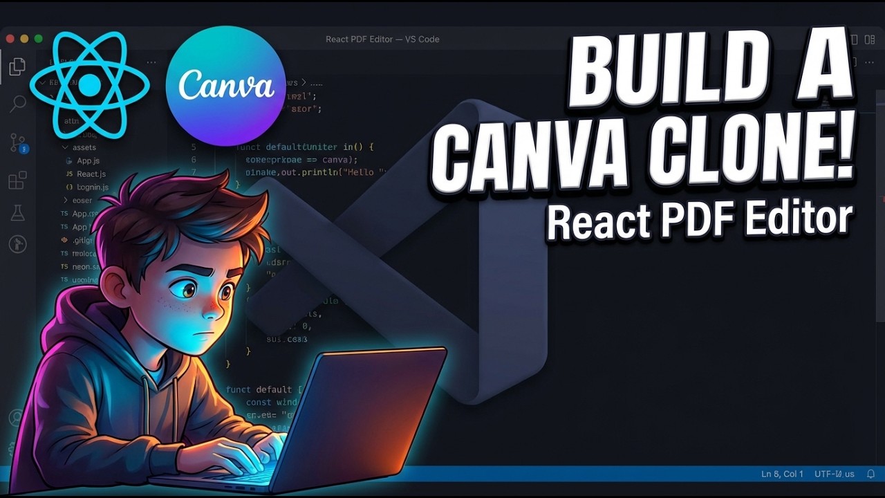 Build a React.js Canva Clone PDF Editor Clone in Browser Using PDF-LIB & PDF.js in TypeScript
