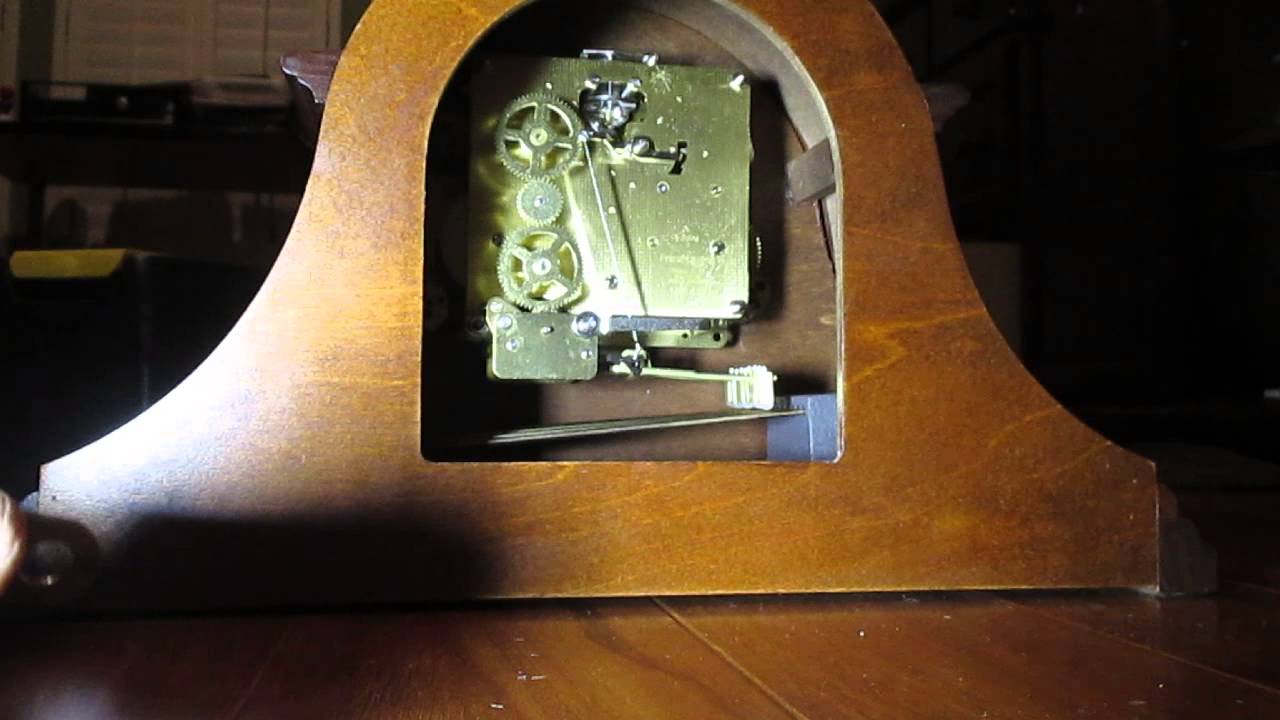 Inside view of my Howard Miller mantle clock