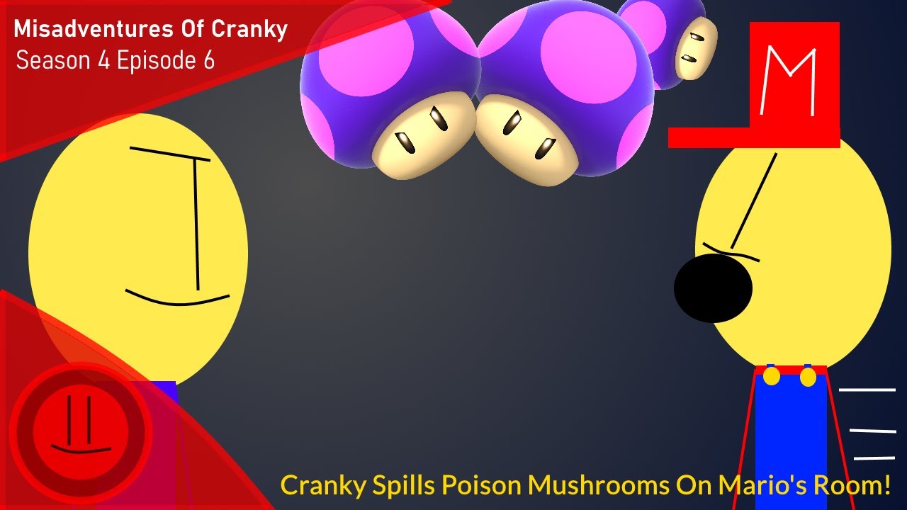 Cranky Spills Poison Mushrooms On Mario's Room / Spankings With Baldi / Arrested