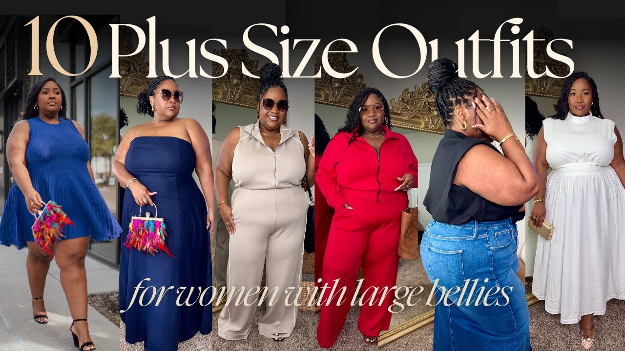 10 Plus Size Summer Outfits for Women with Large Bellies | Plus Size Fashion