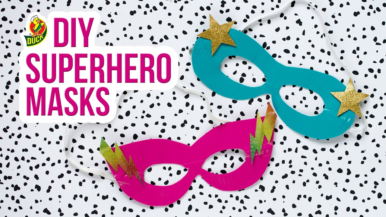How to Craft a Duck Tape® Superhero Mask
