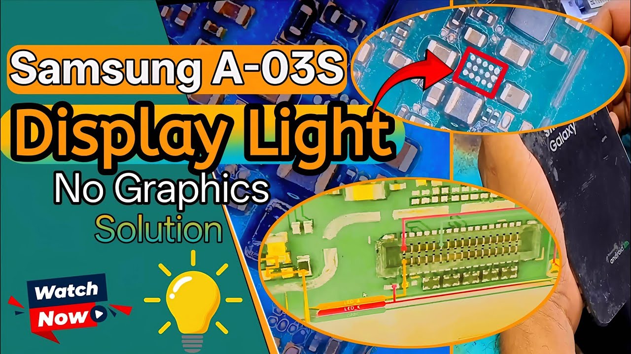 Samsung A03s Display Problem | No Light No Graphics Solution | Samsung A03s ডিসপ্লে সমস্যা ও সমাধান