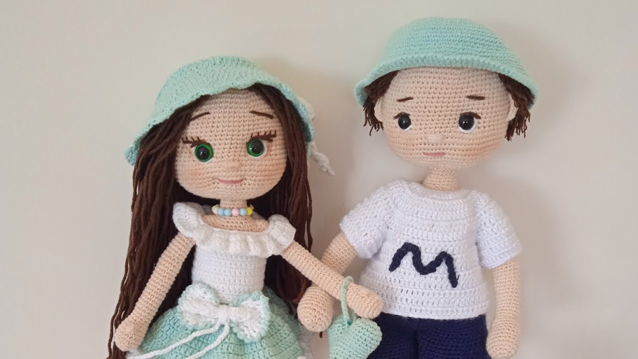 örgü üzerine harf yapımı 🌺.   Amigurumi METE bebeğin şapkası (Final)
