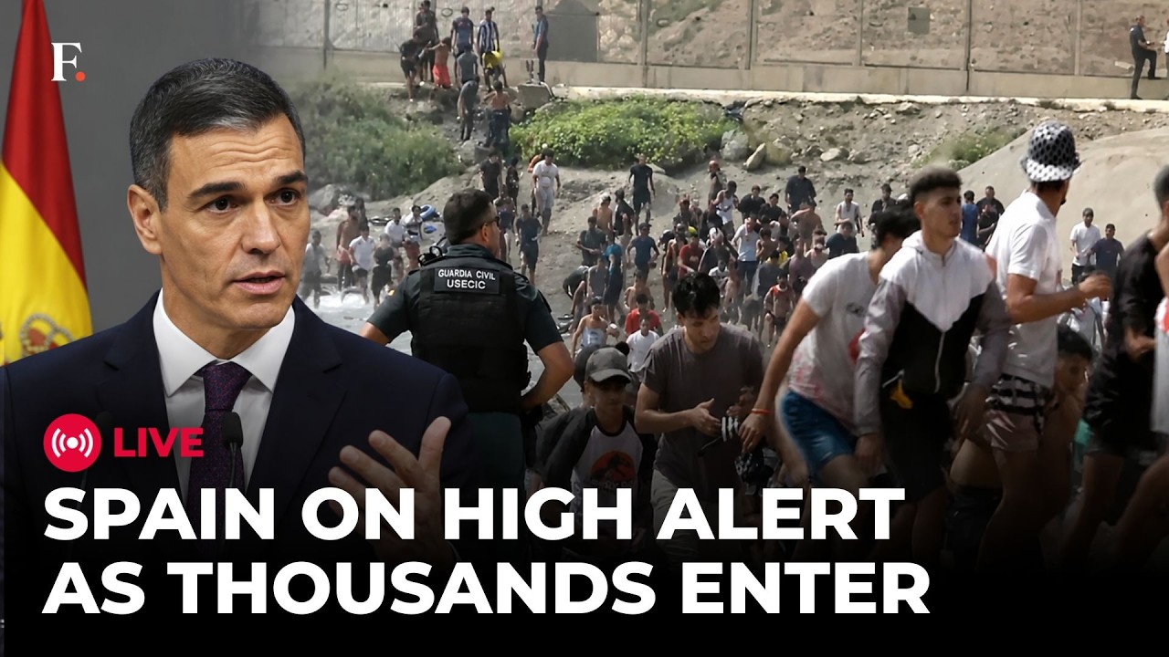 Spain Migrant Crisis LIVE: Spain Sends in Military Amid MASSIVE Illegal Migrant Wave From Morocco