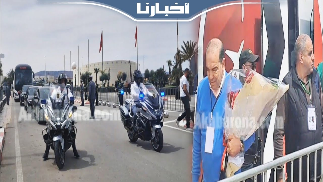 شاهد أجواء استقبال شباب قسنطينة الجزائري بمطار وجدة استعدادا لمواجهة نهضة بركان