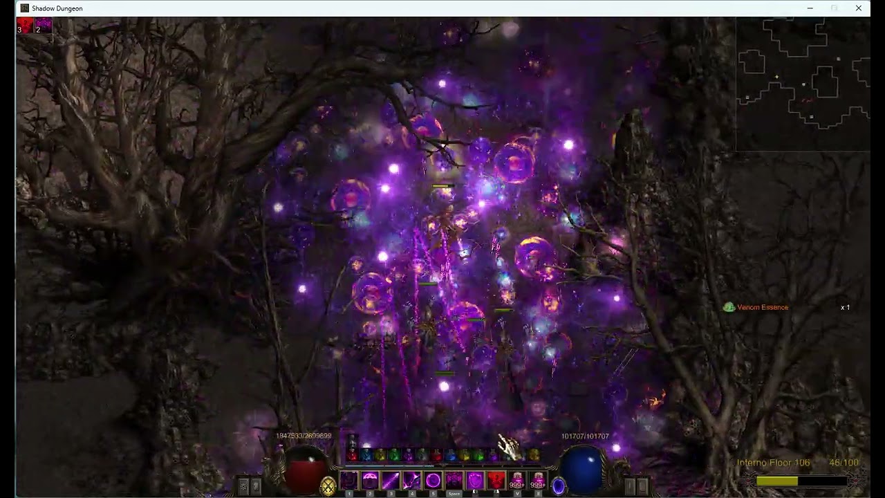 The necromancer can easily clear the Inferno difficulty level.