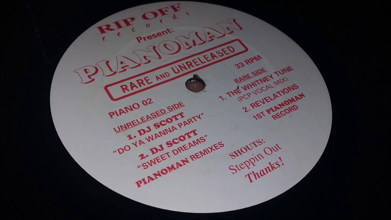 Pianoman - Rare And Unreleased - DJ Scott - Do Ya Wanna Party