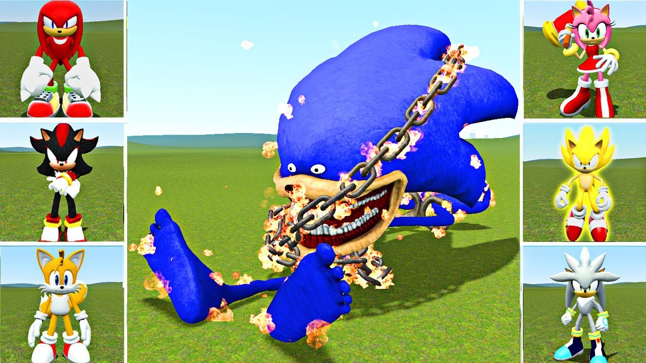 SONIC TEAM REVENGE for SHIN SONIC.EXE! | Ultimate Battle Against the Cursed Enemies in Garry’s Mod