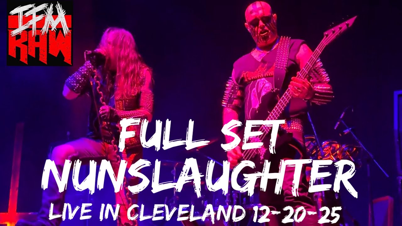 FULL SET: Nunslaughter Live in Cleveland, OH 12-20-25 CHIMAIRA CHRISTMAS 16