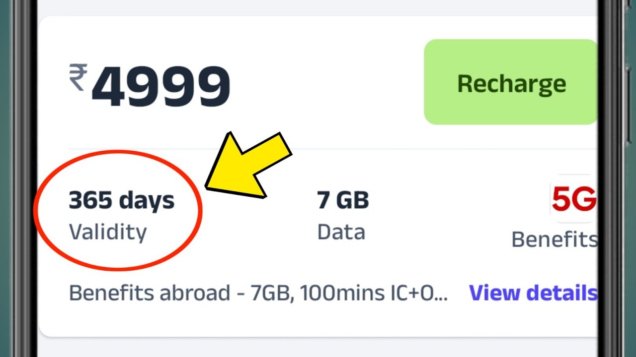 What does 365 days validity mean?