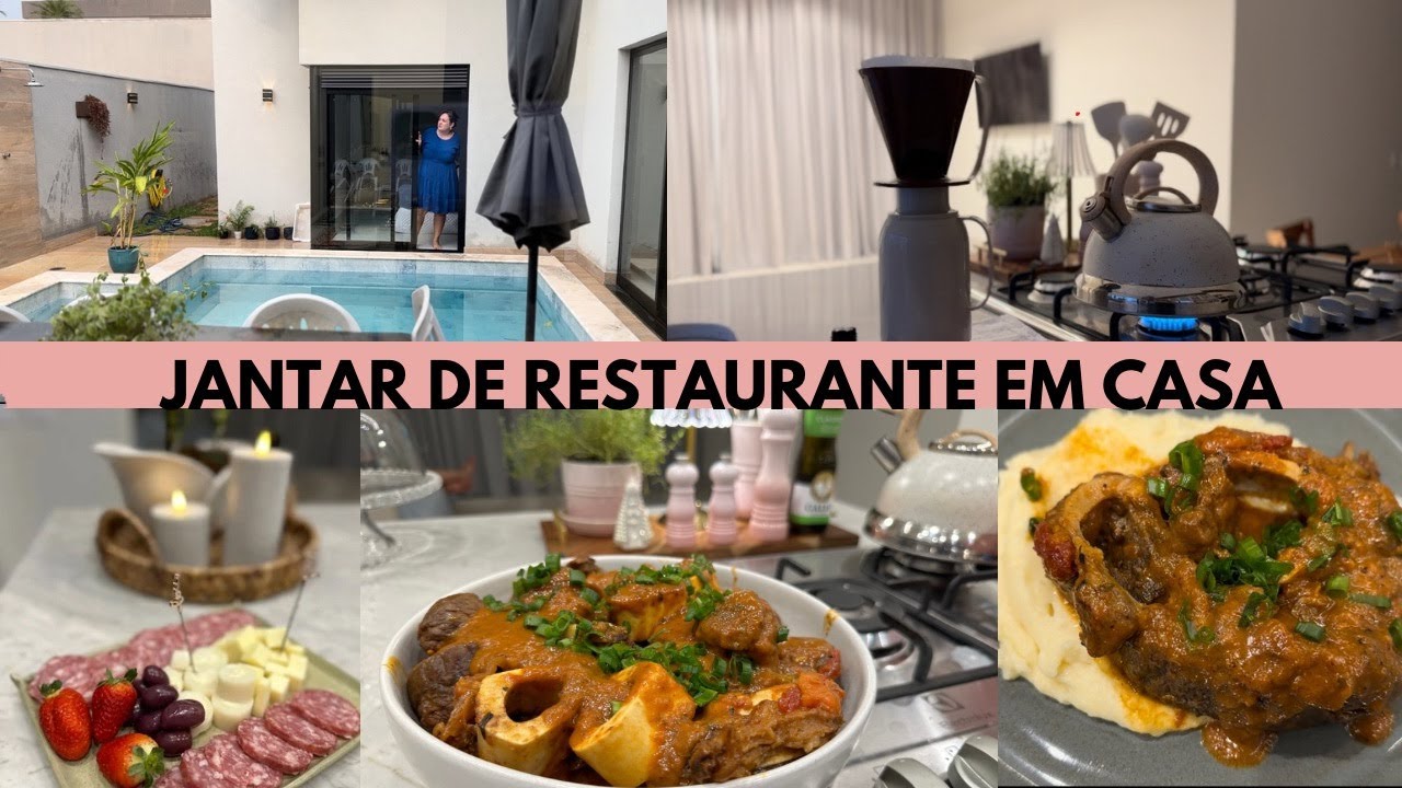 OSSO BUCO COM PURÊ DE BATATA CREMOSO AS PLANTINHAS ESTÃO BEM