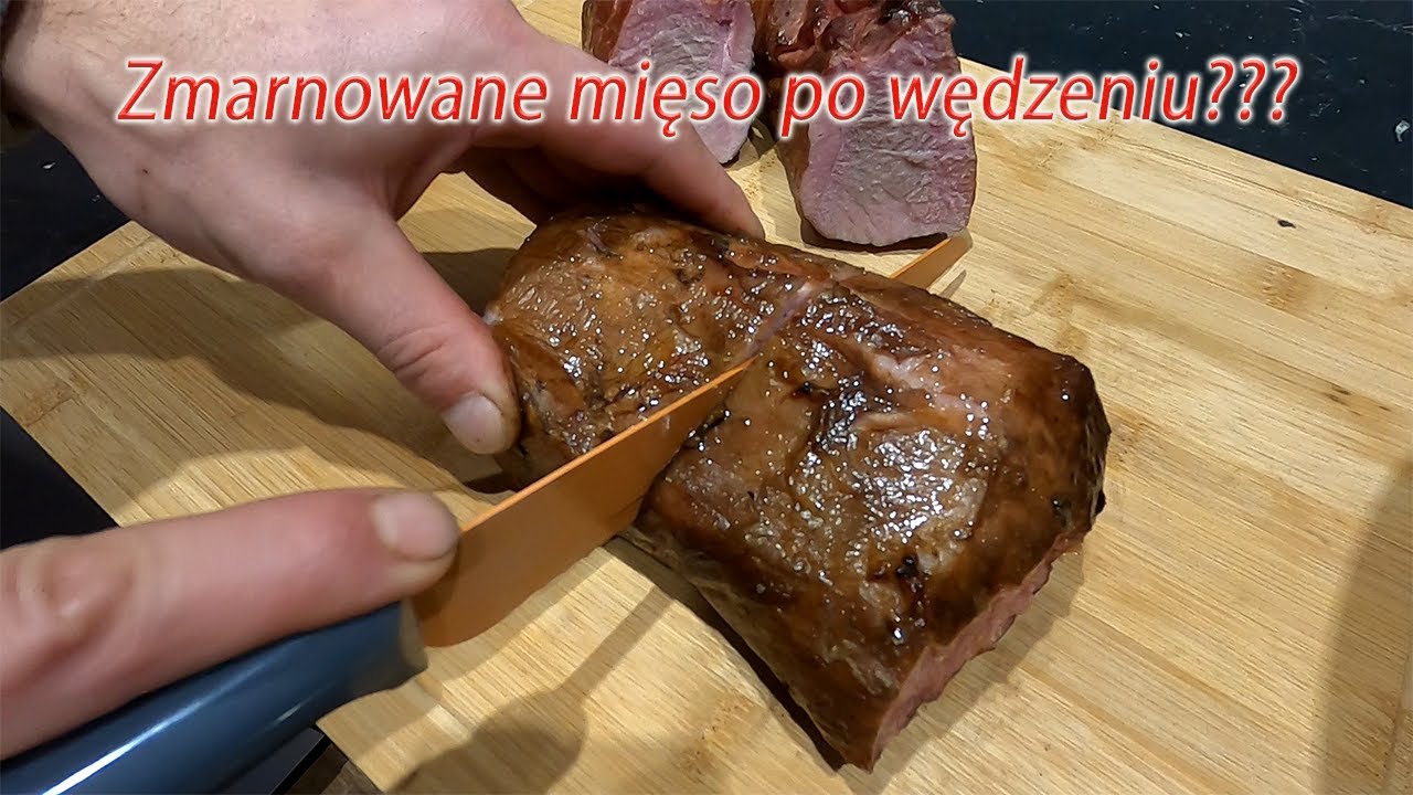Wędzenie szynki, schabu i boczku. Oko wewnątrz po wędzeniu - Mięso do wyrzucenia???