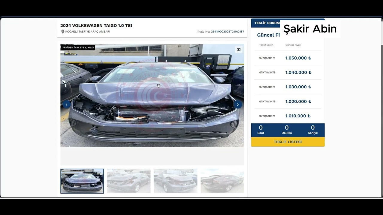 Online Kamu Araç satışı ve Gümrükten Araç satışı  ve Ürün satışı yenilikler