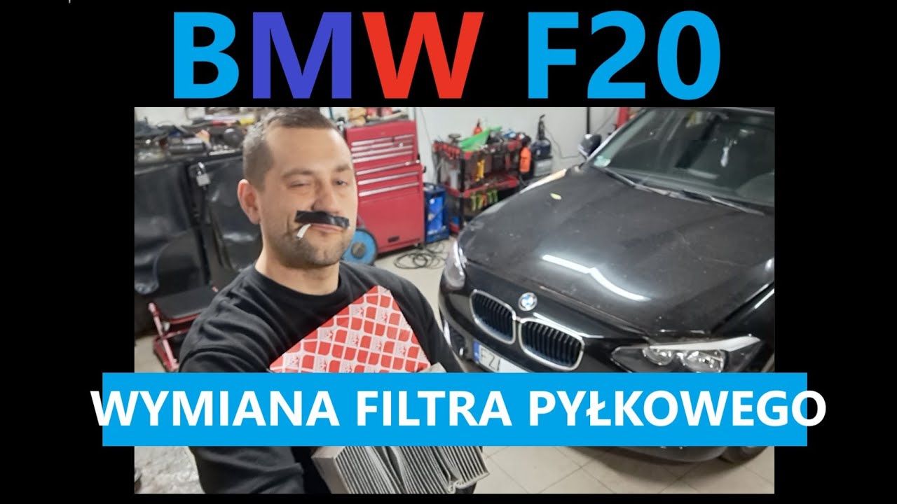 WALENTY WYMIENIA FILTR KABINOWY W BMW F20. CABIN FILTER BMW F20 F21.