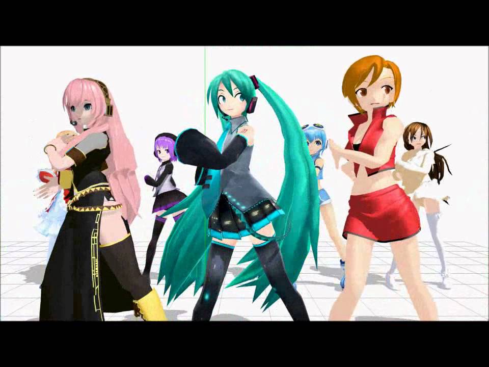 [MMD] VOCALOID- HAPPY SYNTHESIZER (Nico Nico Chorus)