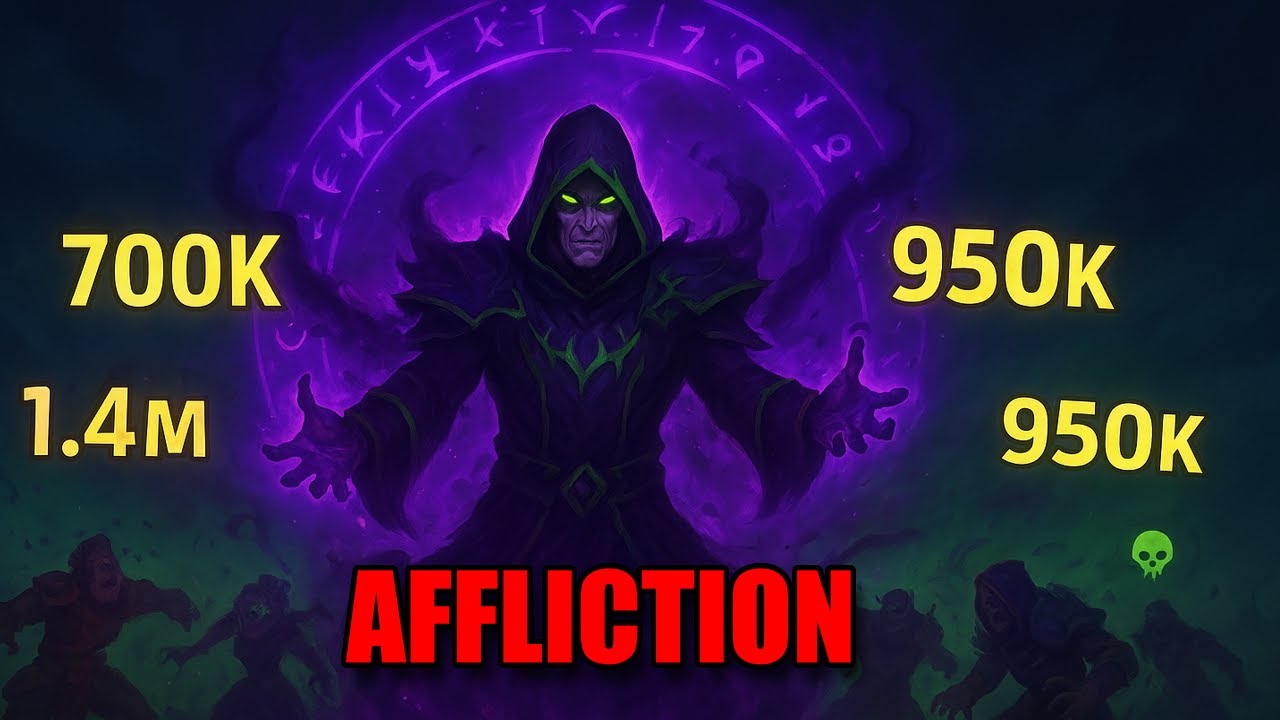 THE DOT GOD RETURNS 💀 | Affliction Warlock Melts Entire Lobby