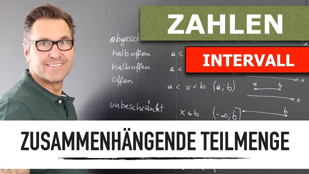 Was ist ein Intervall? | Intervallgrenzen | Obere und untere Schranke | Intervallschreibweise