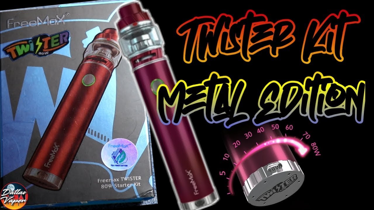 Freemax Twister 80W Starter Kit Metal Edition Review / It's not without it's flaws.