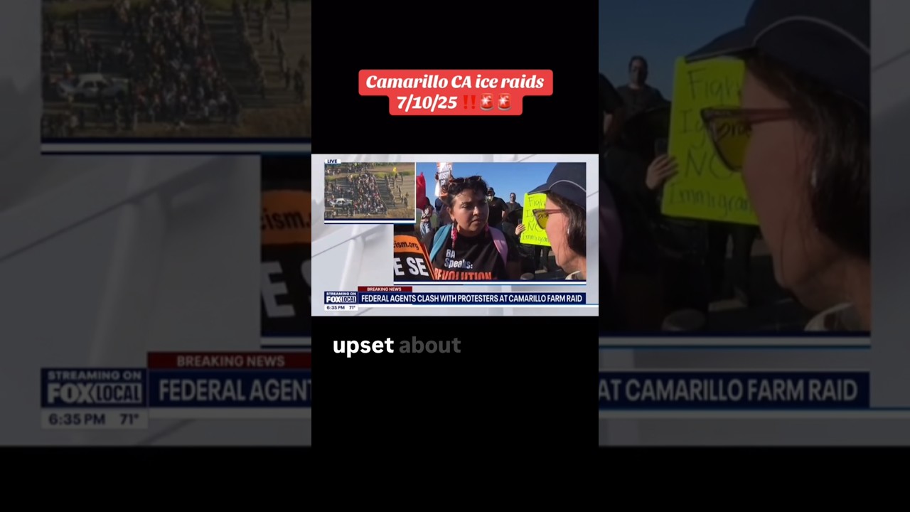 In Camarillo, CA Trump's fascist Gestapo carried out mass raid, ENOUGH IS ENOUGH!