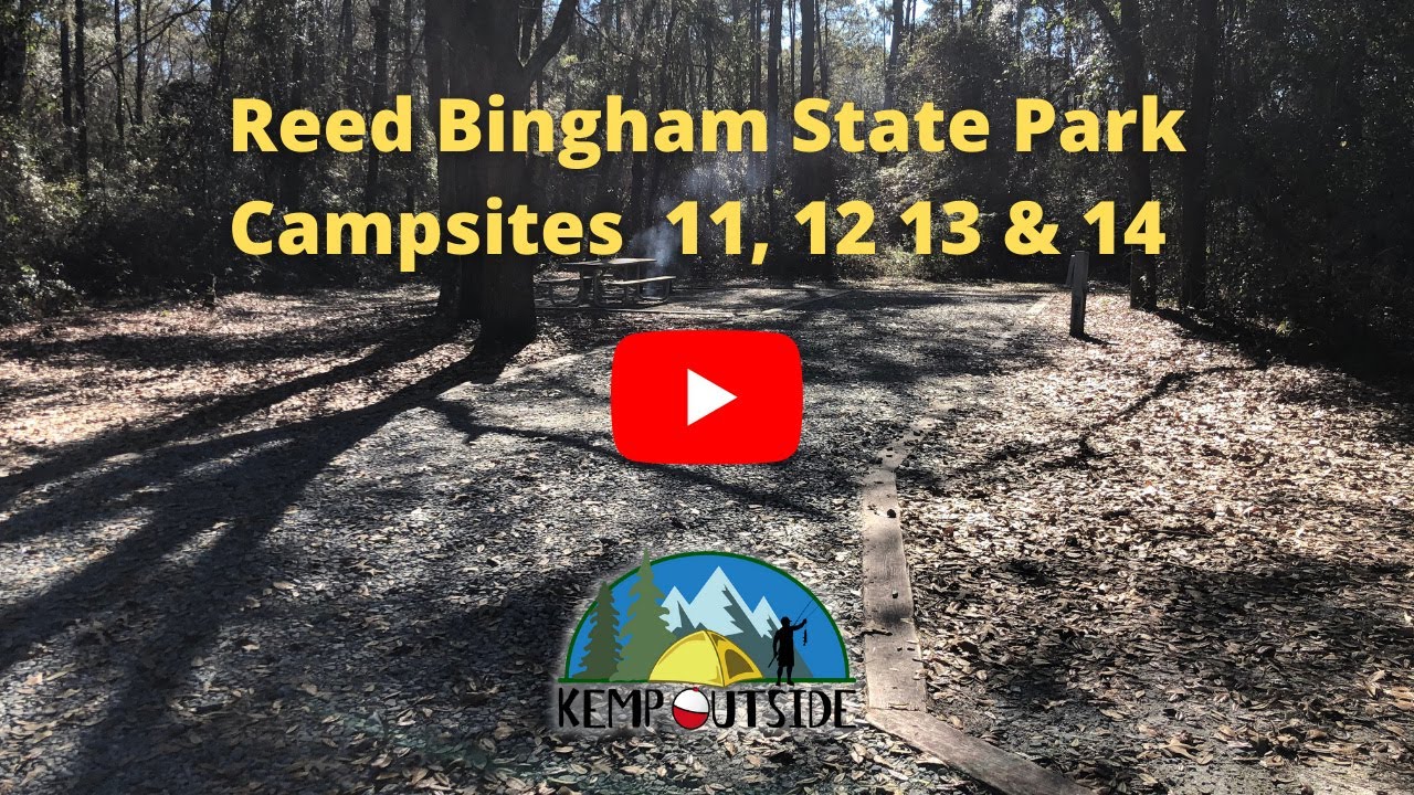 Reed Bingham State Park Campsites 11, 12, 13 & 14 | Camping In Georgia | Campsite Reviews