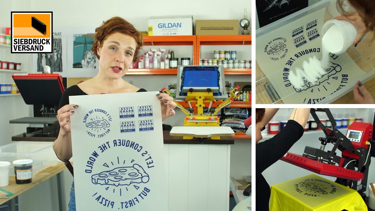 Einführung + Anleitung für Siebdruck-Transfer | Textildruck I Plastisoltransfer