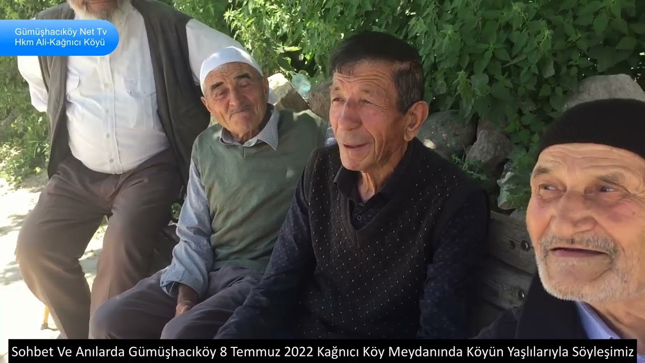 KAĞNICI KÖYÜNDE YAŞLI AMCALARLA SOHBETİMİZ