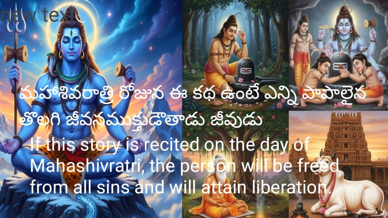 మహా శివరాత్రి ప్రత్యేక కథశివుడి మహిమ తెలుసుకోండి Mahashivratri Special Story