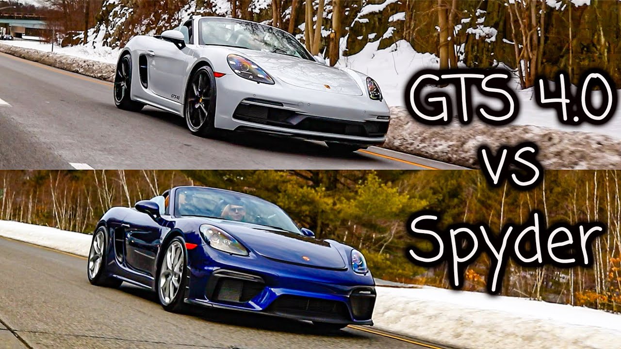 Porsche 718 Spyder vs 718 Boxster GTS 4.0