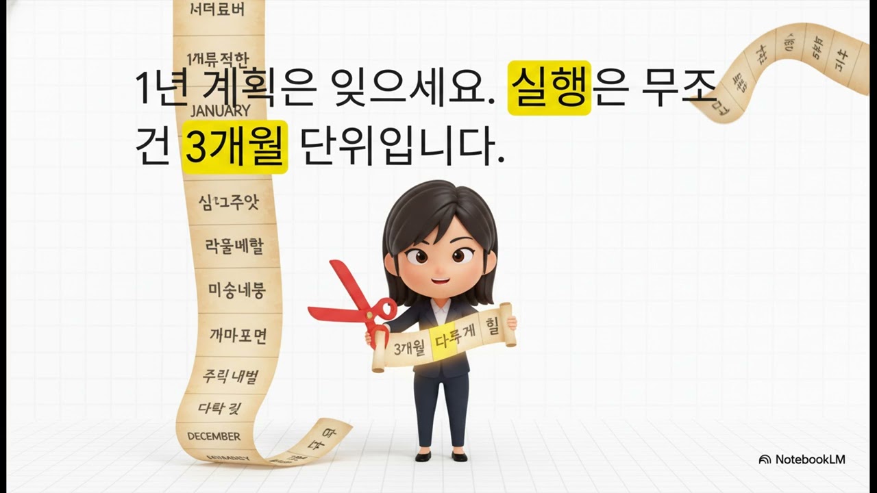 구글 캘린더  3개월 실행 엔진