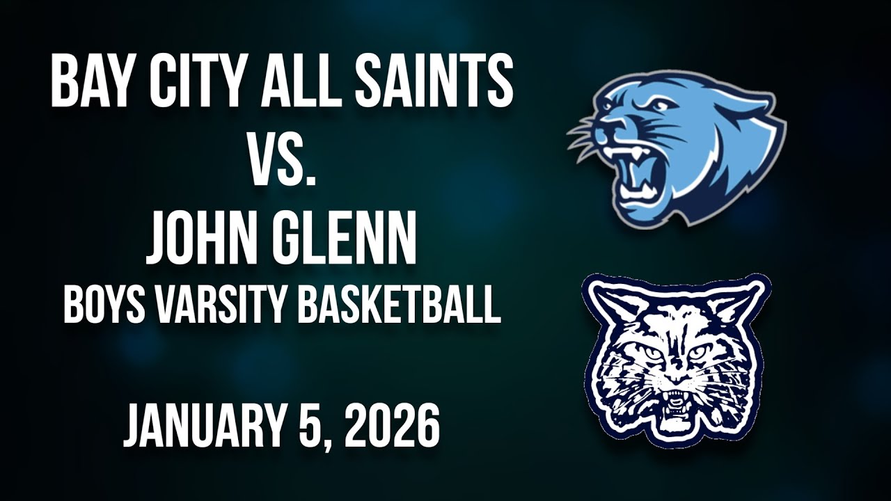 BCTV Sports - Bay City All Saints vs. John Glenn Boys Varsity Basketball (1/5/26)