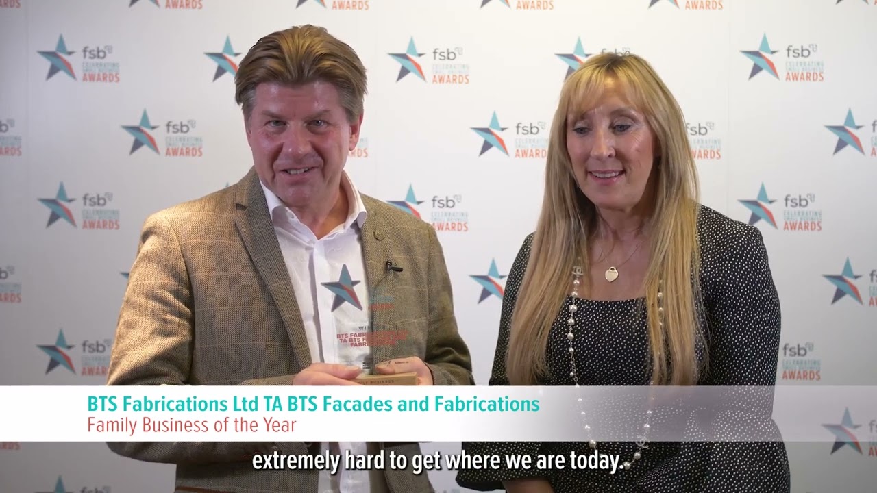 North East Family Business FSB 2022 Award Winner - BTS Fabrications Ltd BTS Facades and Fabrications