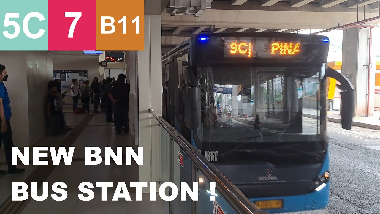 Integration with LRT! | Transjakarta Buses in New BNN Bus Shelter