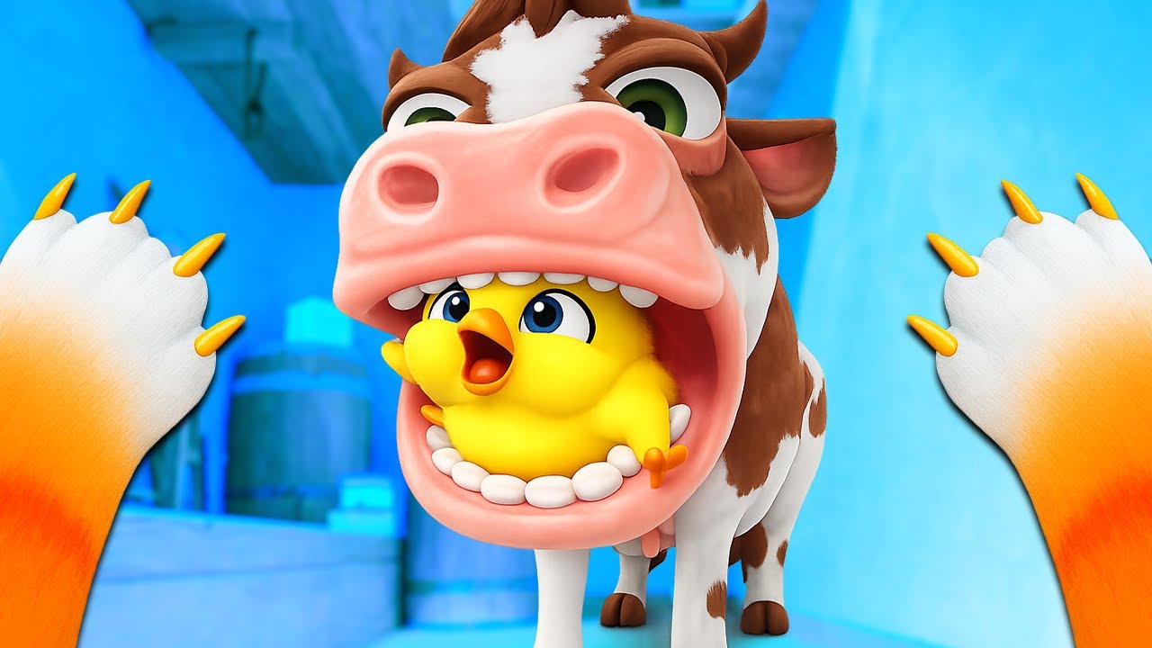 COW Eats My BABY CHICK! - I Am Cat VR Update