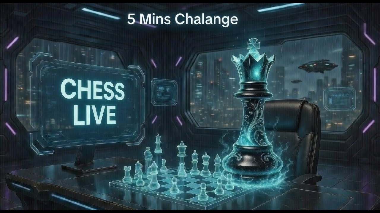 LIVE Chess: 5-Minute Blitz Challenge (Play Against Me!)