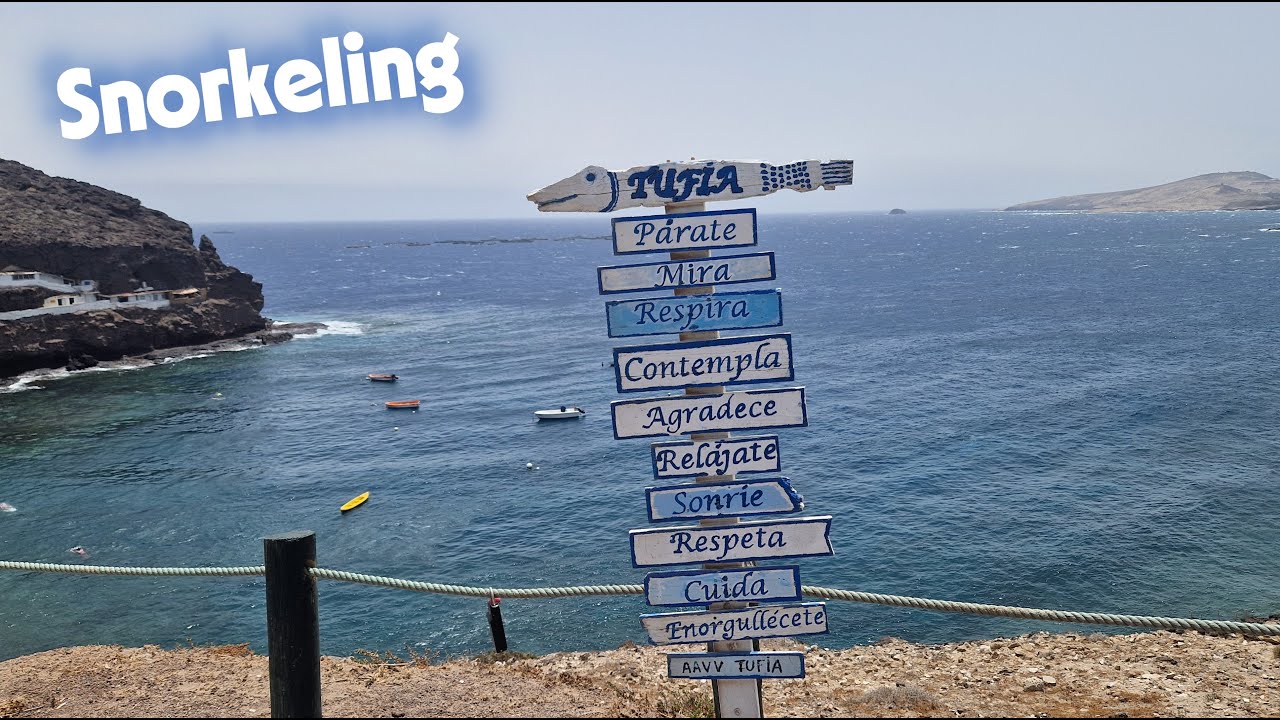 🐠 Un dia de Snorkel en la playa de Tufia en Gran Canaria 🐠