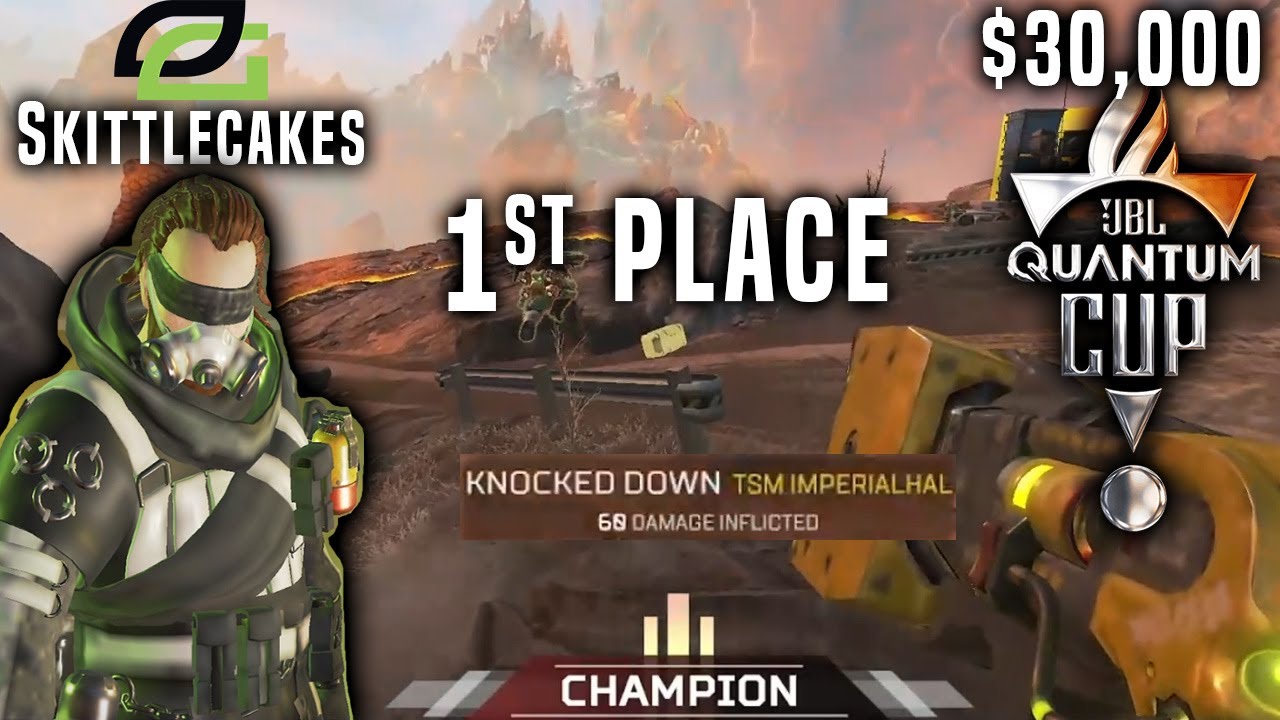 Skittlecakes shows why Caustic is META & wins $30K JBL Quantum Cup (Apex Legends)