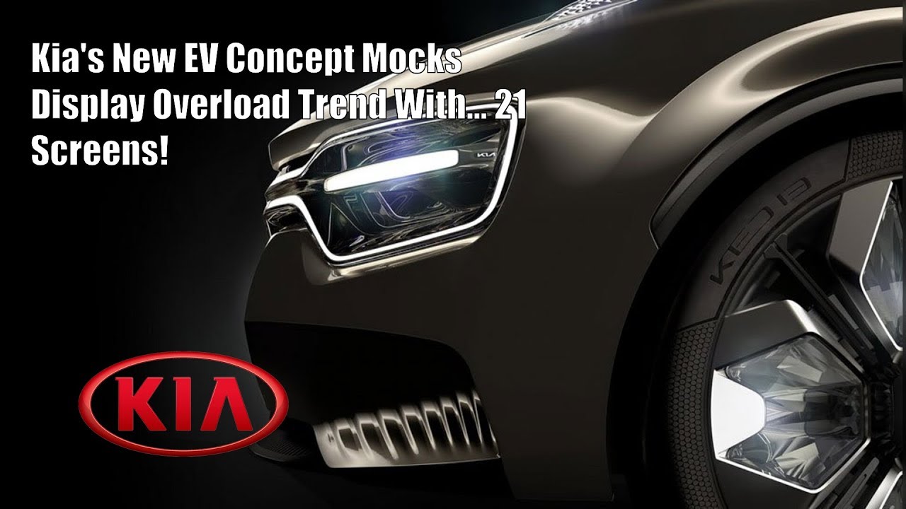 Kia’s New EV Concept Mocks Display Overload Trend With… 21 Screens!