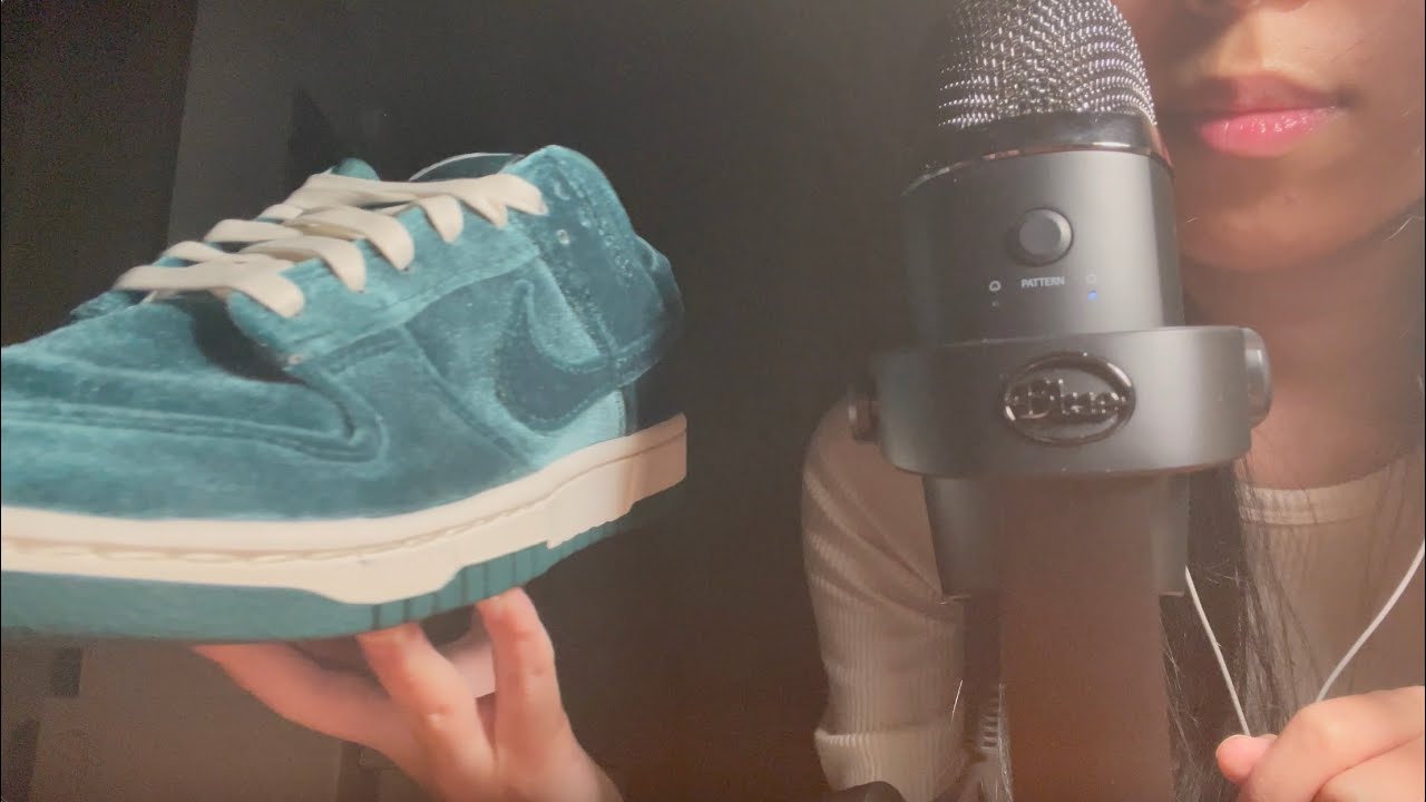 ASMR Nike Dunk Low “Velvet Teal“ Sneakers 🎄👟