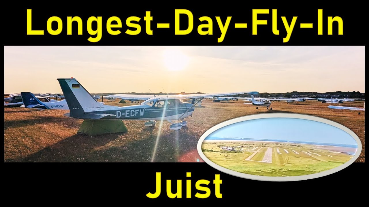 Longest Day Fly In 2025 ✈ Flug von Baltrum nach Juist