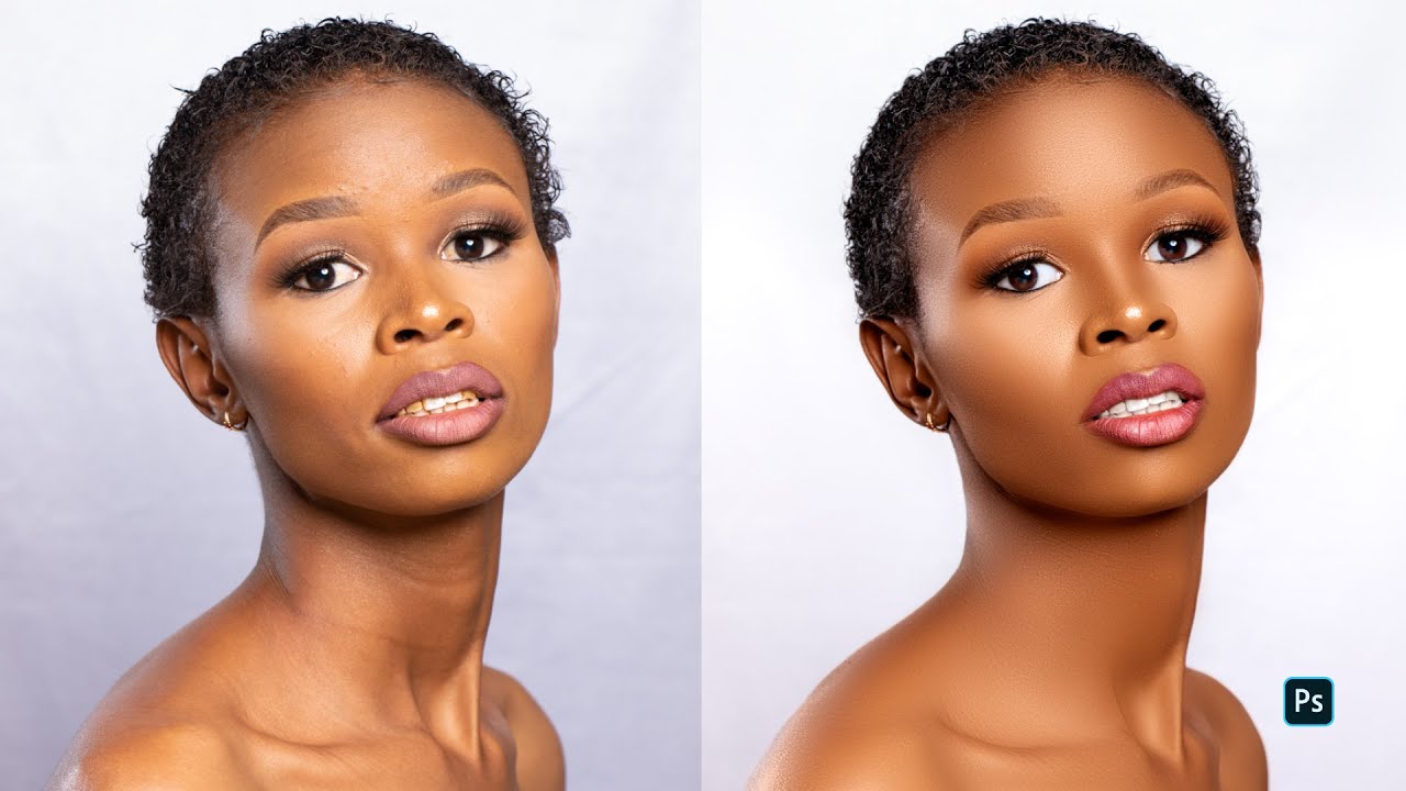 Retouch a beauty portrait by using these techniques | Frequency separation.