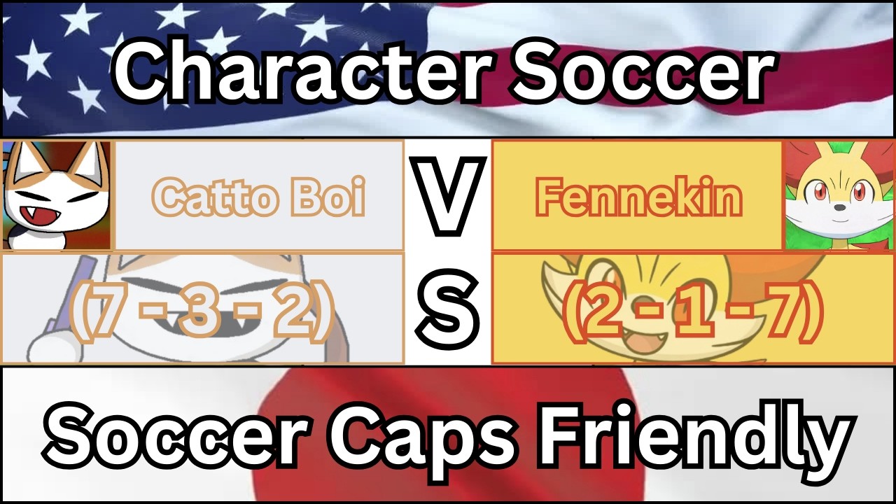 Character Soccer Friendly: Catto Boi Vs Fennekin (February 22nd, 2026)