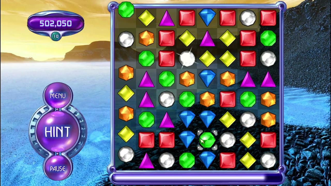 Bejeweled 2 Widescreen Finity Mode Level 1-12